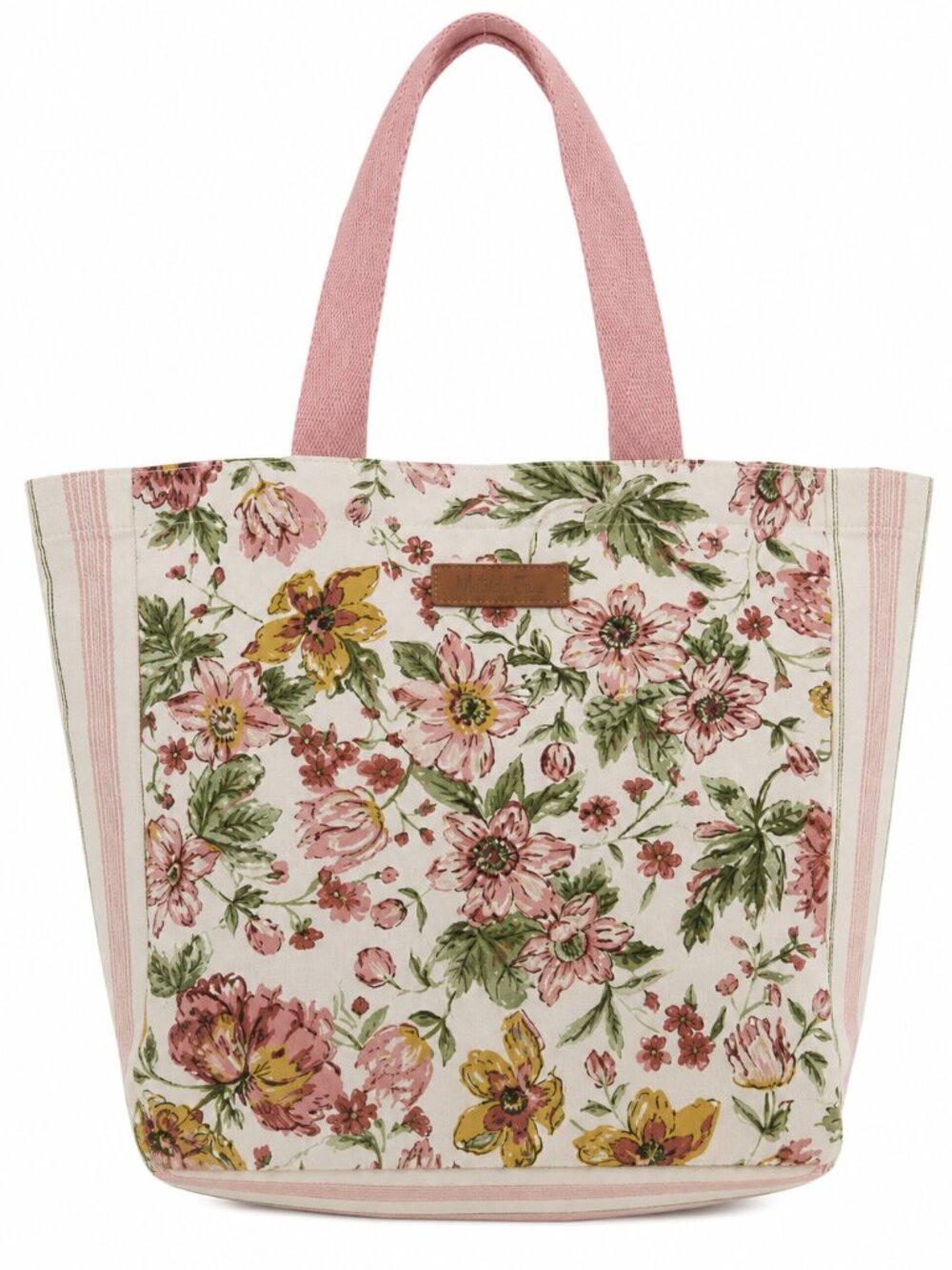 Laura Ashley 'Lambton Garden' Canvas Tote 'Dusty Rose' Cottagecore Grandmacore